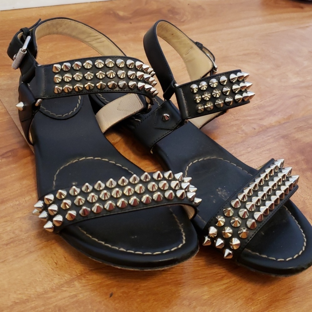 Christian Louboutin flats, black, size 35